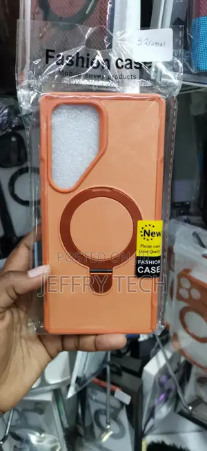 Samsung Galaxy S25 Ultra Orange Magnetic Protective Phone Case