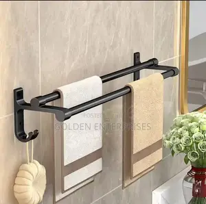 Punch Free Wall Towel Rack