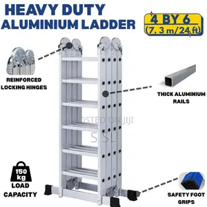 Buy 4x6 Aluminium Multipurpose Ladder in Kenya
