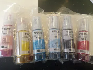 Original Sealed EPSON 108 Inks for L18050/L8050 Printers .