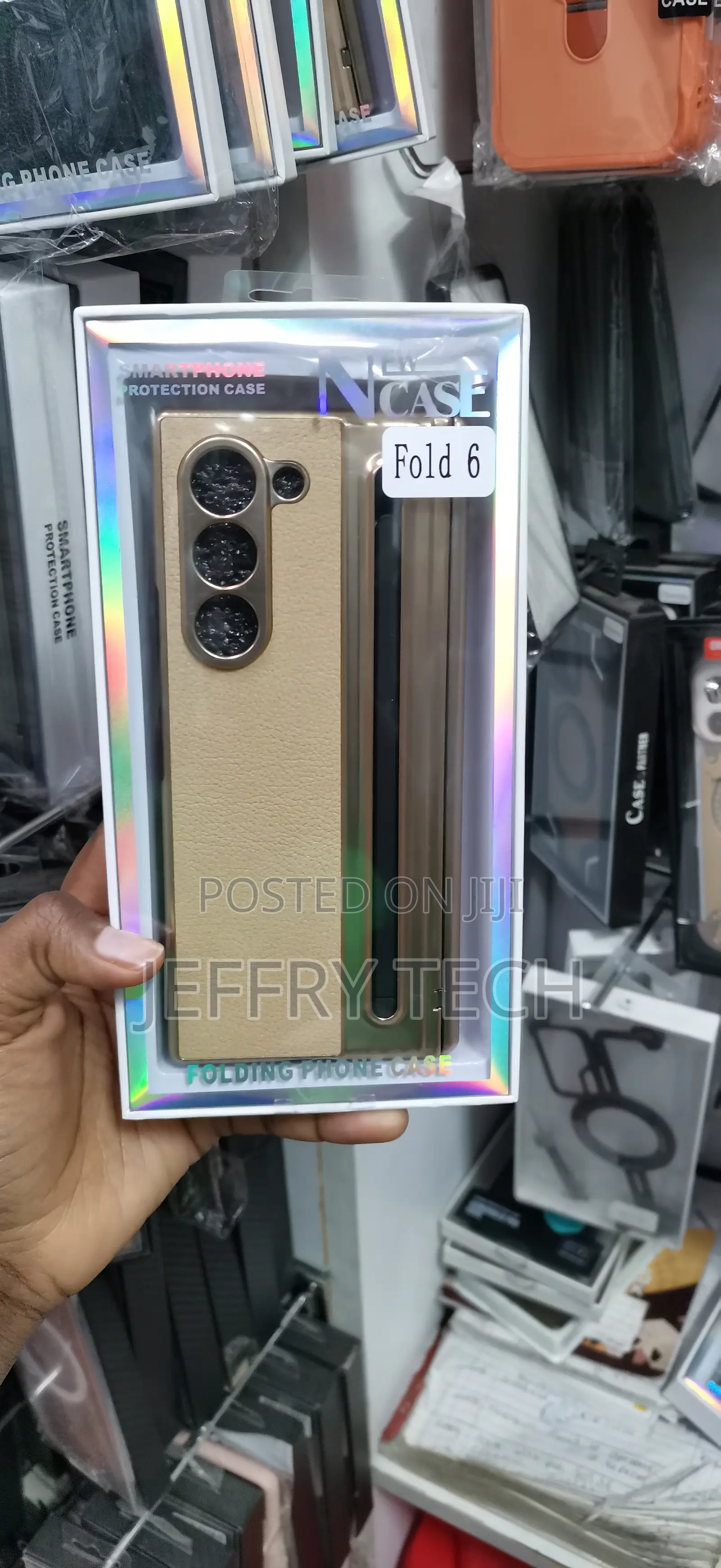 Samsung Galaxy Z Fold 6a Baili Leather Folding Protective Case