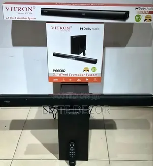 Vitron V66SBD 2.1CH Soundbar System – 17000W Dolby Atmos Deep Bass