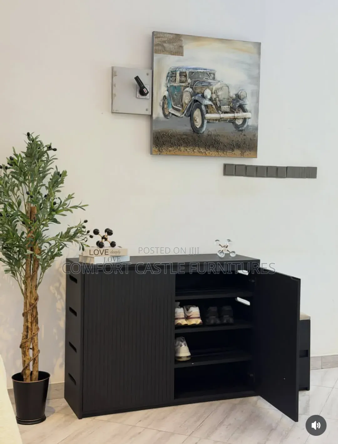 Shoe Rack Organizer With Side Bench
