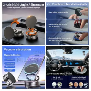 Foldable Phone Holder Hands-Free Stand Dashboard Mount*