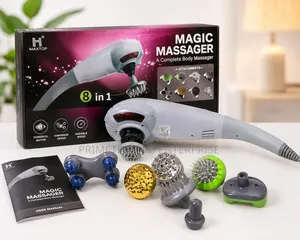 8-in-1 Electric Body Massager | Deep Tissue Massage Gun