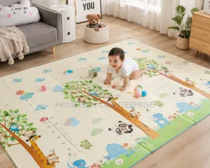 6ft × 6ft Baby Crawling Play Mat | Soft Foldable Foam Floor Mat