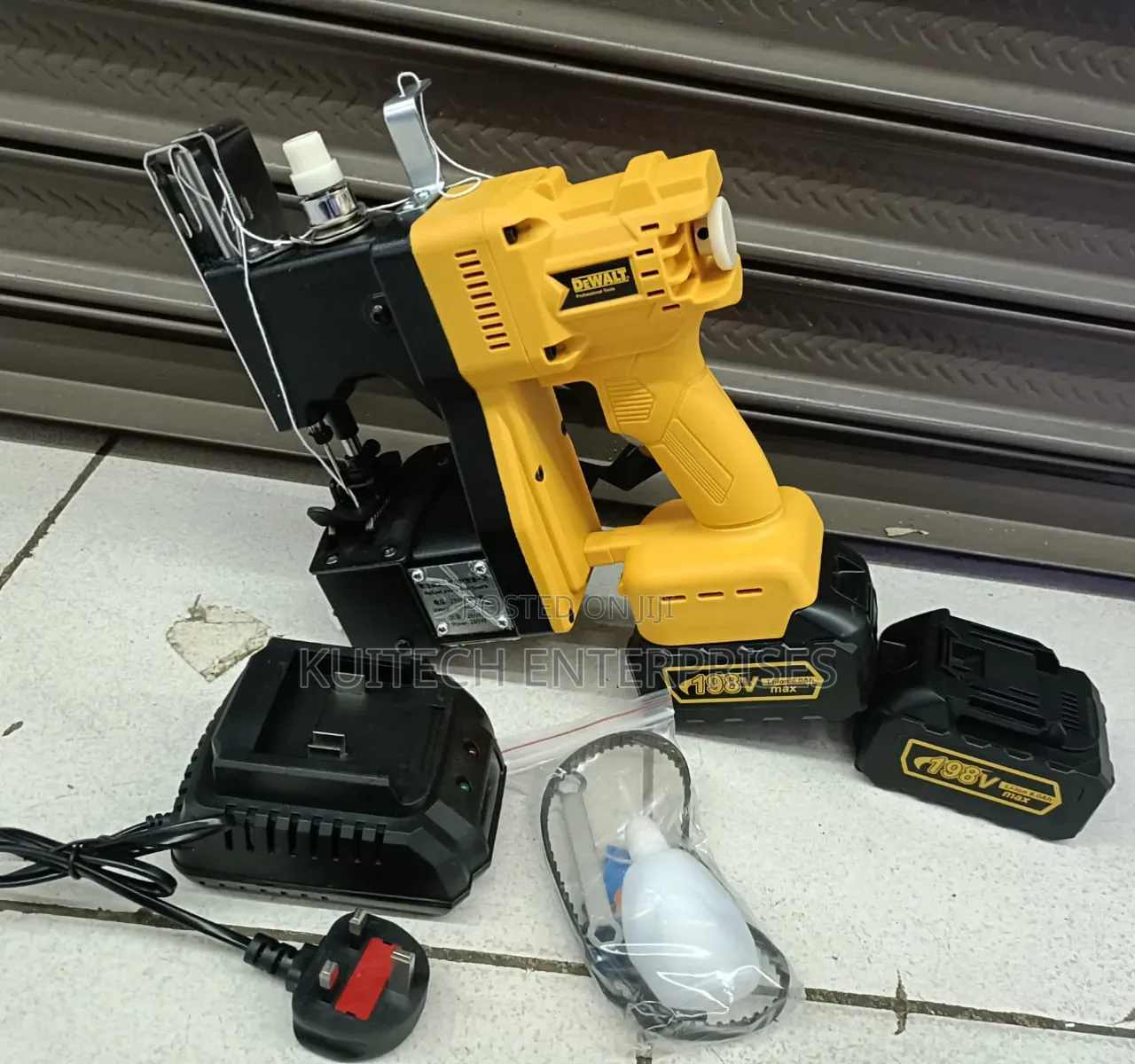 Cordless Bag Closer Machine/ 2batteries Sack Sealing Machine