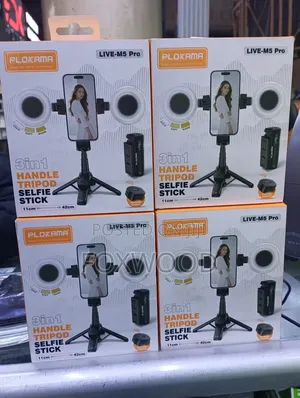 Pro 3-in-1 Handle Tripod Selfie Stick.