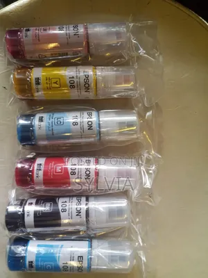 Epson 108 Cyan, Magenta Yellow Black Inks