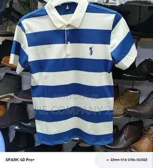 Quality Casual Cotton Short Sleeved Collar T Shirts Available