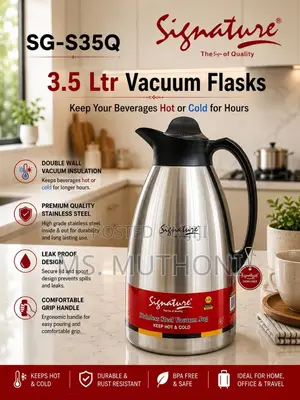 3.5 Litres Signature Steel Vacuum Flask