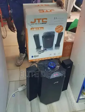 JTC J-801 Pro 2.1CH Bluetooth Home Theatre Speaker System –12000W PMPO