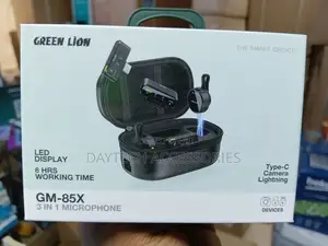 Green Lion GM-85X 3 in 1 Wireless Microphone With LED Display.