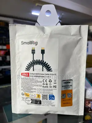 SmallRig 10cm Coiled HDMI Data Cable (#4963)