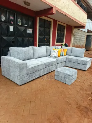 Spacious Grey L Sectional Set