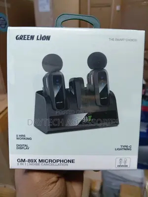 The Green Lion GM-89X 2-in-1 Wireless Microphone.