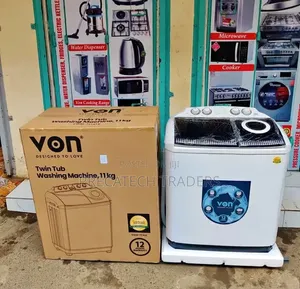 Washing Machine Von 11KG Top Load Twin Tub Washer With Spin Dryer