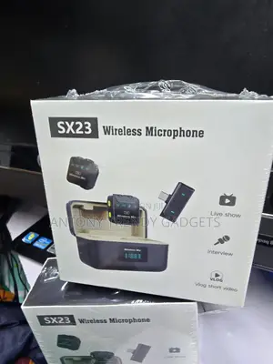 SX23 Wireless Lavalier Microphone With Charging Case
