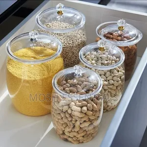 Acrylic Storage Containers Set of 5pcs.