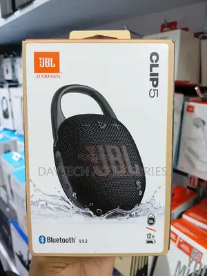 JBL CLIP 5 – 7 Watt Portable Waterproof Speaker – Black