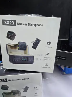 SX23 Wireless Clip-on Microphone for iPhone Android