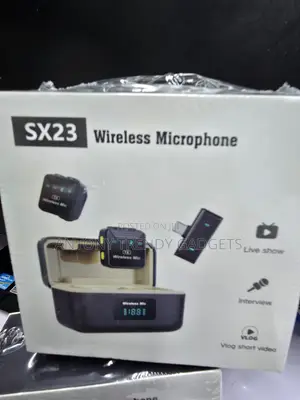 SX23 Rechargeable Wireless Microphone for Live Streaming