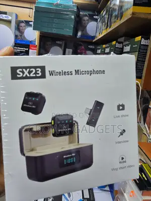SX23 Wireless Clip-on Microphone for YouTube TikTok Podcast