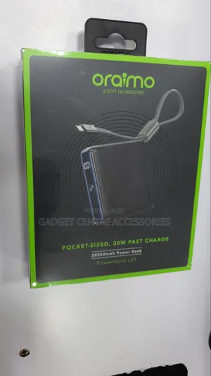 Oraimo Pocket Sized,30w Fast Charge 20000mah Power Bank
