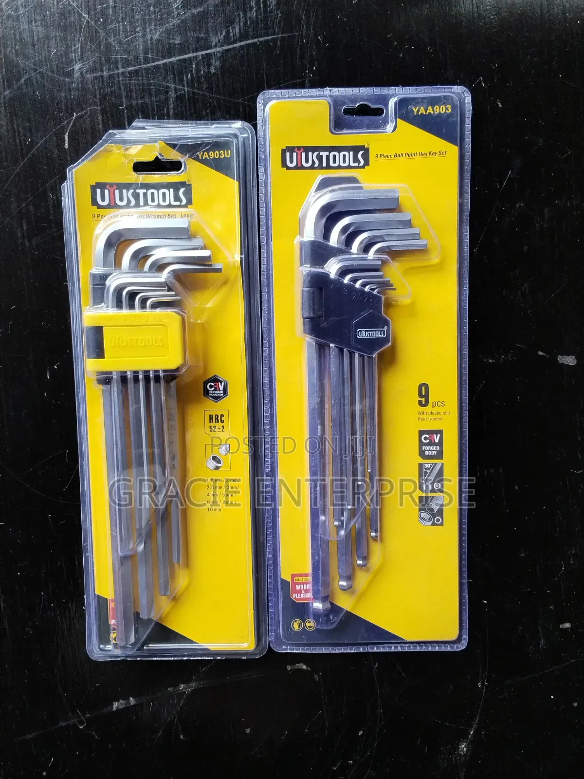 Flat Head Hex Wrench Set (Long)