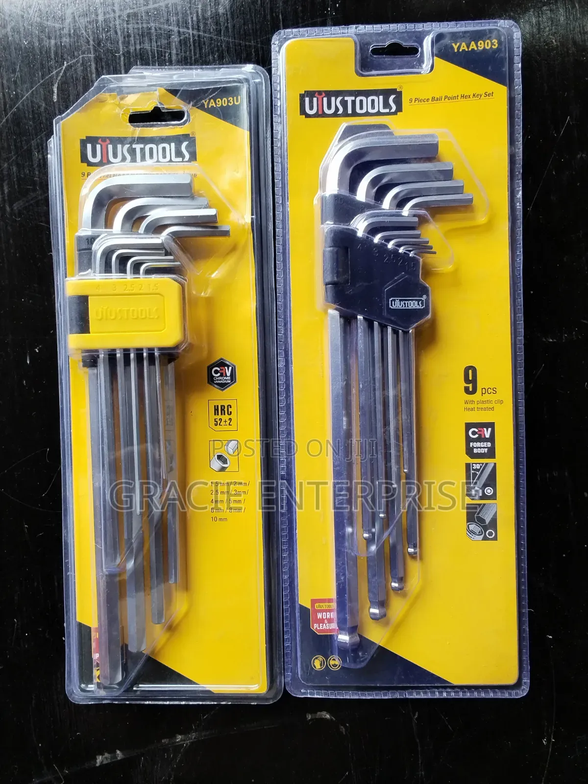 Flat Head Hex Wrench Set (Long)