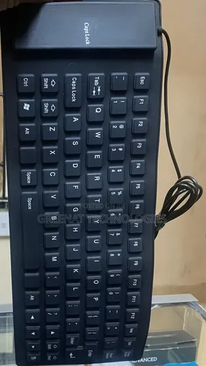 Flexible Silicone USB Wired Keyboard - Waterproof Bendable Keyboard