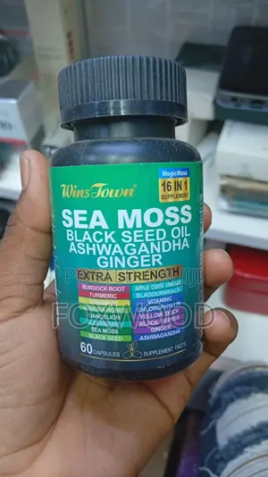 Sea Moss Black Seed Oil Ashwagandha