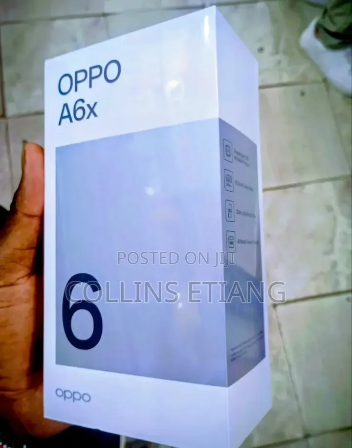 New Oppo A6x 128 GB Gray