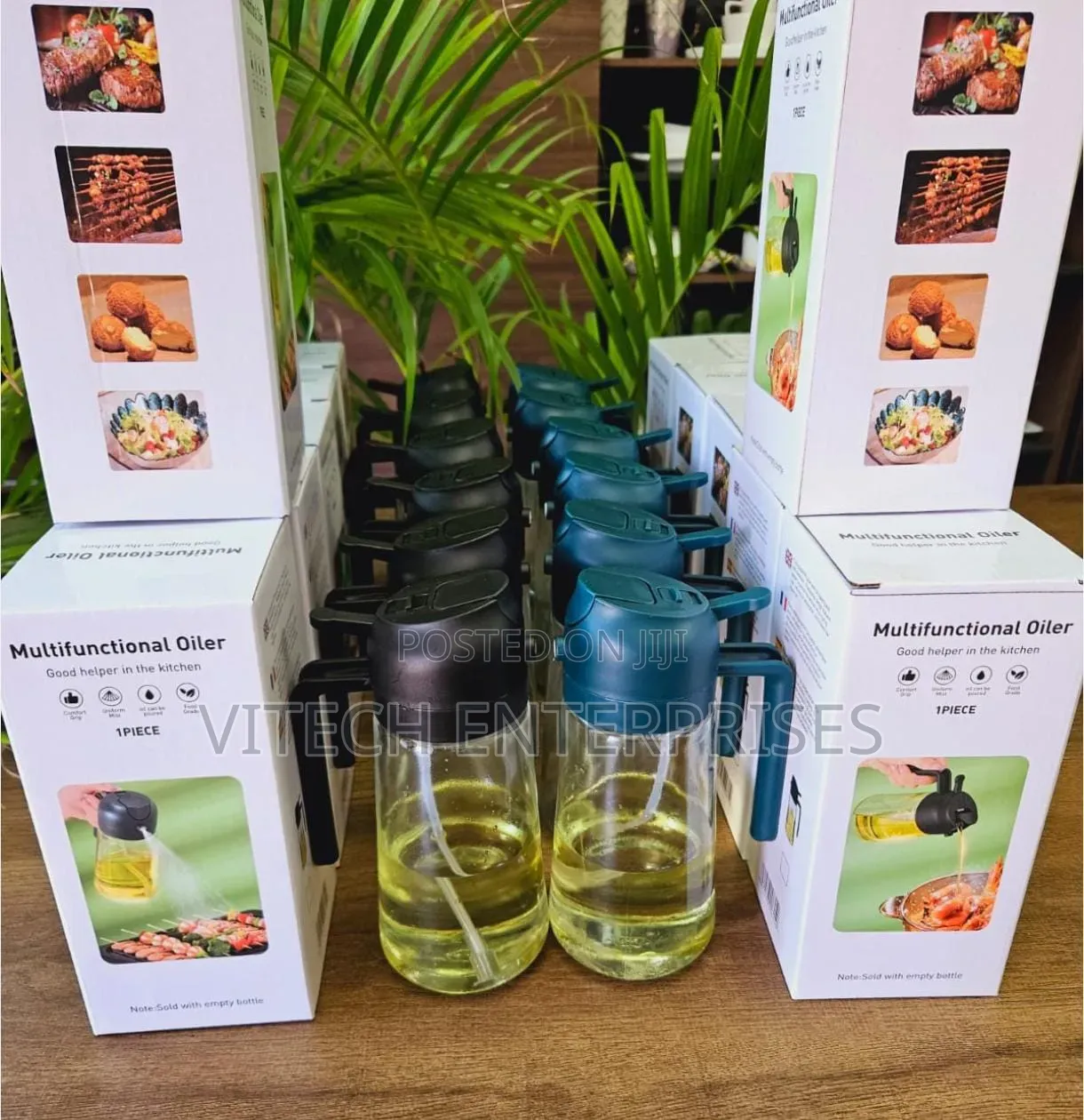 2in1 Glass Oil Sprayer Dispenser