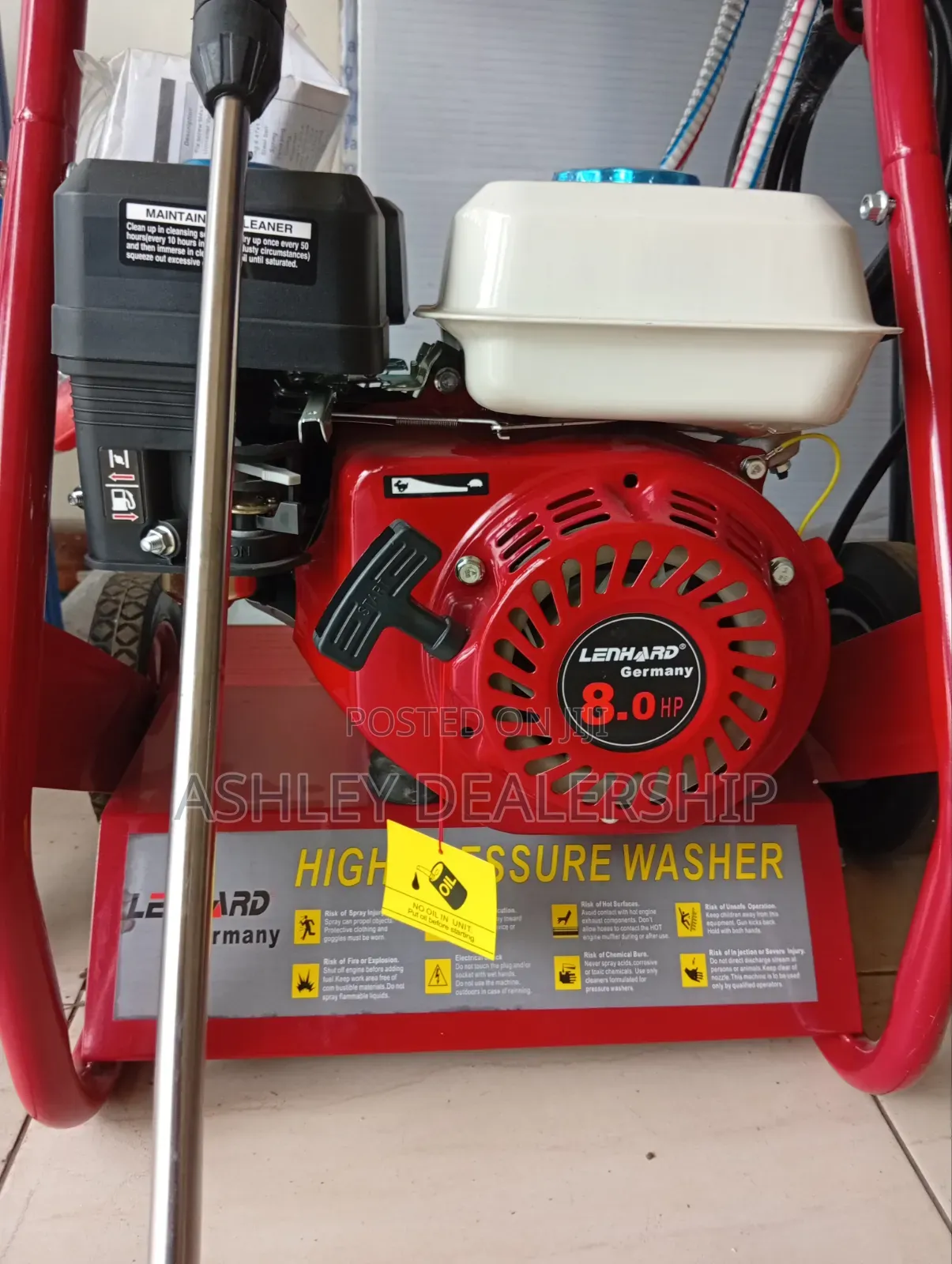 Gasoline High Pressure Washer Lenhard Germany