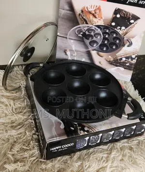 7 Holes Die-Cast Vitumbua Pan