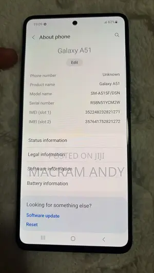 Samsung Galaxy A51 128 GB Blue
