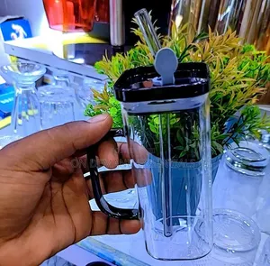 Smoothie Jar With Straw Available