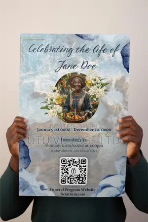 The Modern Interactive Funeral Program | Eulogy Service Details