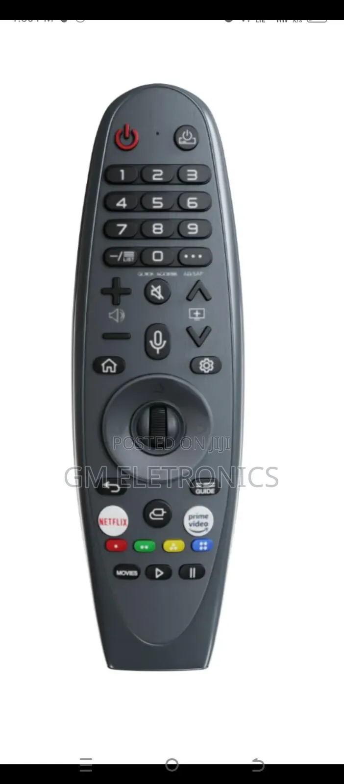 WEB-OS Replacement Remote Control for Vitron and Von Smart TV.