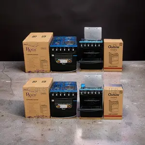 Kitchen Upgrade 4 Gas 3 Gas Burners +1 Electric Free Standing Cooker