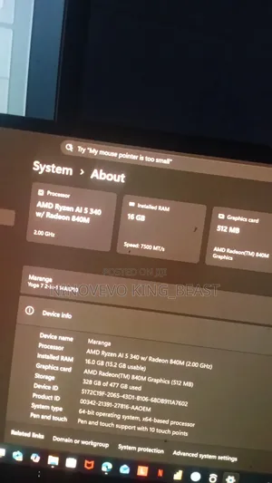 Laptop Lenovo Yoga 7 15ITL5 16GB AMD Ryzen 5 SSD 500GB