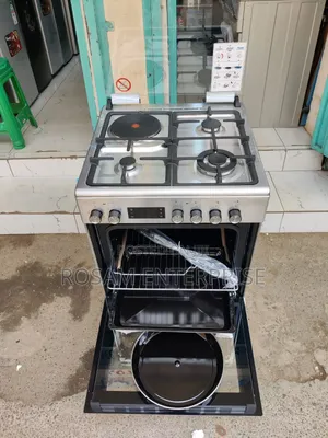 SIMFER Cooker 60X60Cm 3Gas + 1 Electric. Inox Grey.