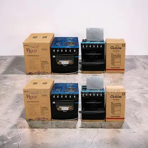 Oven Ready 4 Gas 3 Gas Burners +1 Electric Free Standing Cooker