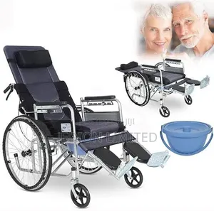 Reclining Wheelchair With Commode
