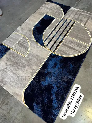 New Stylish Living Home Quality Modern Silk Carpet 5 by 8
