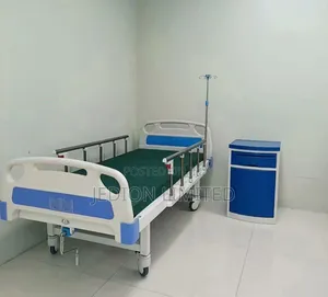 Single Crank Hospital Bed With Mattress Complete
