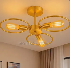 Ceiling Light Fixture 3- Wheel Light Fitting