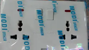 MODI 13A Double Universal Switched Socket Outlet