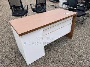 140cm Mahogany Executive Desk and Headrest Chair